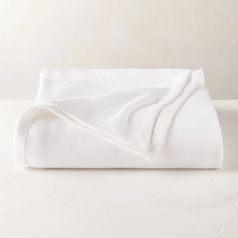 Jasper Organic Cotton Full/Queen Blanket White 3 Jasper Organic Cotton Full/Queen Blanket White