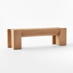 St. George Oak Wood Bench Large 12 St. George Oak Wood Bench Large -Cb2 JeromeByronBenchLrg3QBSSF23