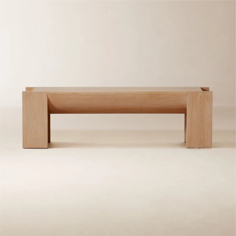 St. George Oak Wood Bench Large 3 St. George Oak Wood Bench Large