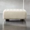 Fells Boucle Large Tufted Ottoman 2 Fells Boucle Large Tufted Ottoman -Cb2 KDFellsTftdBclOttomanLrgSHF21