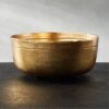 Tors Bronze Serving Bowl -Cb2 KDTorsBrnzCstAlmServingBowlSHF21