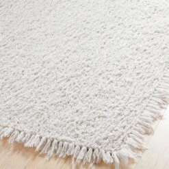 Eyelash Ivory Area Rug 5'x8' -Cb2 KMEyelashIvoryRug8x10AVSHS21