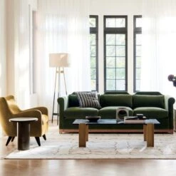 Tilda Handloomed Abstract Area Rug 5'x8' -Cb2 KSTGreenVelvetSofaFB21 1x1