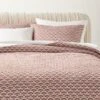 Kamet Organic Cotton Copper Duvet Cover And Pillow Shams -Cb2 KametOrgCtnCpNWtFQDvtCvrSHS23