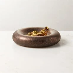 Kashima Bronze Catchall Dish 10 Kashima Bronze Catchall Dish -Cb2 KashimaBronzeCatchallAV2SHF23