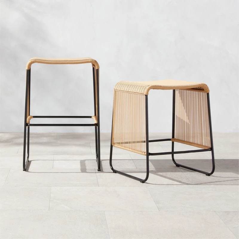 Katja Rattan Outdoor Counter Stool 4 Katja Rattan Outdoor Counter Stool - Image 2