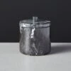 Keep It Neutral Marble Sugar Bowl With Lid -Cb2 KeepItNeutralMbSugarBowlSHF21