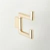 Kela Unlacquered Brass Swivel Hook -Cb2 KelaSwivelHookPldBrsSHF22