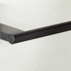 Kela Black Wall Mounted Toilet Paper Holder -Cb2 KelaWallMntdTPHldrBlackAVSHF22