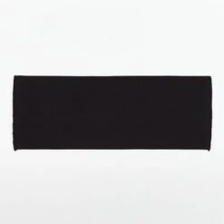 Kindred Organic Cotton Black Bath Runner Rug 24"x60"