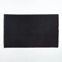 Kindred Organic Cotton Black Bath Mat 24"x36"