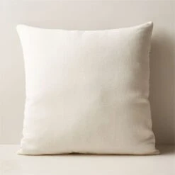 Kochi Embroidered Linen Throw Pillow With Down-Alternative Insert 20'' -Cb2 KochiLnEbdDnAltPllw20x20AVSHF23