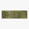 Kole Performance Nylon Olive Green Runner Rug 2.5'x8' -Cb2 KolePrfmNylnOlvRnnr2p5x8SSS23