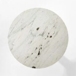 Kota Round Marble Dining Table -Cb2 KotaMarbleTableTOPSSS23