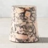 La Paloma Marble Outdoor Side Table 1 La Paloma Marble Outdoor Side Table -Cb2 LaPalomaSideTableSHS23