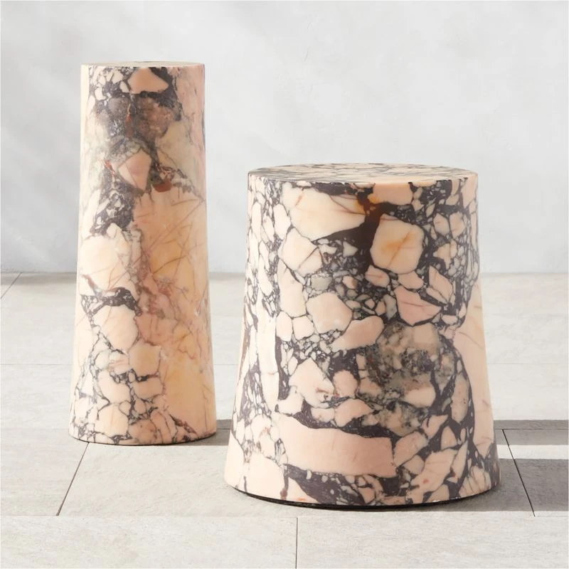 La Paloma Marble Outdoor Side Table 7 La Paloma Marble Outdoor Side Table - Image 5