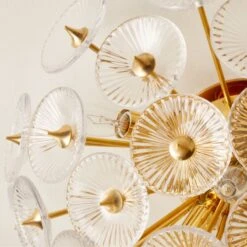 Lamina Polished Brass Flush Mount Light 8 Lamina Polished Brass Flush Mount Light -Cb2 LaminaPldBrsFlushMountAVSHF22