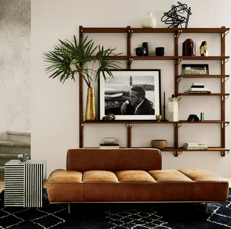 Walnut Modular Single Shelf 88" 6 Walnut Modular Single Shelf 88" - Image 4