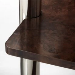 Legna Burl Wood Bookshelf 13 Legna Burl Wood Bookshelf -Cb2 Legna60inBurlWoodBookcaseAVSSF22