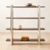 Legna Burl Wood Bookshelf -Cb2 Legna60inBurlWoodBookcaseROF22