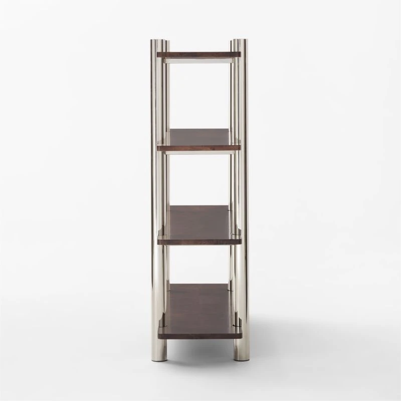 Legna Burl Wood Bookshelf 7 Legna Burl Wood Bookshelf - Image 5