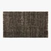 Leno Black And Natural Handwoven Jute Area Rug 5'x8' 1 Leno Black And Natural Handwoven Jute Area Rug 5'x8' -Cb2 LenoBlackJuteRug5X8F20