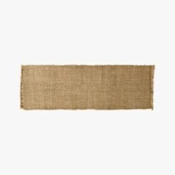 Leno Natural Handwoven Jute Runner Rug 2.5'x8'