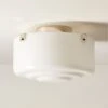 Lenon Polished Nickel Flush Mount Light 2 Lenon Polished Nickel Flush Mount Light -Cb2 LenonPldNklFlushMountSHF22
