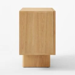 Lina Stone And White Oak Credenza -Cb2 LinaStoneCredenzaSDSSF22