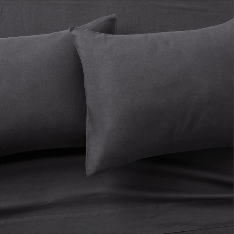EUROPEAN FLAX™-Certified Linen Black Sheet Sets 3 EUROPEAN FLAX™-Certified Linen Black Sheet Sets