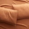 Linen Copper King Pillowcases Set Of 2 -Cb2 LinenCopperStandardCaseS2SHF20