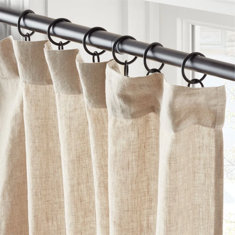 EUROPEAN FLAX™-Certified Linen Natural Window Curtain Panel 48''x84'' 4 EUROPEAN FLAX™-Certified Linen Natural Window Curtain Panel 48''x84'' - Image 2