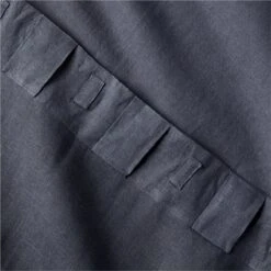 EUROPEAN FLAX™-Certified Linen Smokey Blue Window Curtain Panel 48''x84'' 11 EUROPEAN FLAX™-Certified Linen Smokey Blue Window Curtain Panel 48''x84'' -Cb2 LinenSmkBl96CurtainPnlAV3SHS23