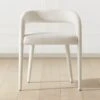 Lisette White Dining Armchair Set Of 4 -Cb2 LisetteWtUphlstrdDnngChrSHS21 1x1