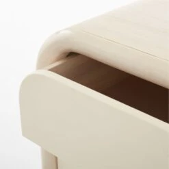 Lobos 2-Drawer White Wood Nightstand 15 Lobos 2-Drawer White Wood Nightstand -Cb2 LobosAshNLthrNightstandAVSSS23