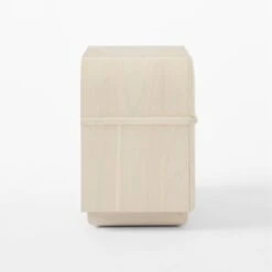 Lobos 2-Drawer White Wood Nightstand 13 Lobos 2-Drawer White Wood Nightstand -Cb2 LobosAshNLthrNightstandSDSSS23