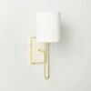 Lucerne Polished Brass Wall Sconce Light -Cb2 LucernePldBrsNIvySngScncSHS23