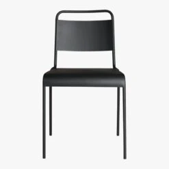 Lucinda Black Outdoor Patio Stacking Chair -Cb2 LucindaStackingChairBlackS16