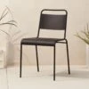 Lucinda Black Outdoor Patio Stacking Chair -Cb2 LucindaStackingChairBlackSHS16 1x1