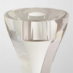 Lume Crystal Taper Candle Holder Large 12 Lume Crystal Taper Candle Holder Large -Cb2 LumeCrystlTprHolder7inAV2SHF22