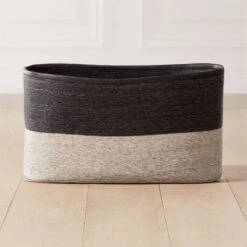Luna Braided Two-Toned Storage Basket