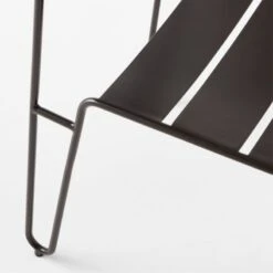 Luther Black Metal Outdoor Dining Chair 15 Luther Black Metal Outdoor Dining Chair -Cb2 LutherBlkDiningChairAVSSS23