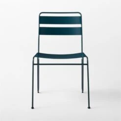 Luther Teal Metal Outdoor Dining Chair 11 Luther Teal Metal Outdoor Dining Chair -Cb2 LutherTealDiningChairSOSSS23