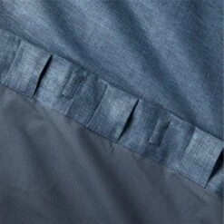 Mali Sea Storm Silk Viscose Window Curtain Panel 48''x84'' -Cb2 MaliSilkSeaStorm96PanelAV3SHS23