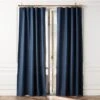 Mali Sea Storm Silk Viscose Window Curtain Panel 48''x84'' 2 Mali Sea Storm Silk Viscose Window Curtain Panel 48''x84'' -Cb2 MaliSilkSeaStorm96PanelSHS23