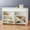 White Marble Kitchen Island -Cb2 MarbleIslandSHS18 1x1