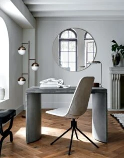 Infinity Brass Round Wall Mirror 48" 16 Infinity Brass Round Wall Mirror 48" -Cb2 MarcelConcreteDeskLinksFB19