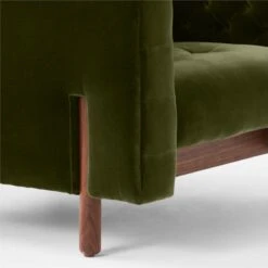 Marconi Tufted Green Velvet Accent Chair 15 Marconi Tufted Green Velvet Accent Chair -Cb2 MarconiTfdGrnVlvtActChrAV2SSF23