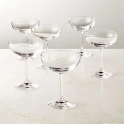 Marie Coupe Cocktail Glasses Set Of 6