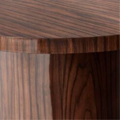 Marisa High-Gloss Walnut Wood Desk 70'' -Cb2 MarisaHiGlossDeskLrgAVSSS23